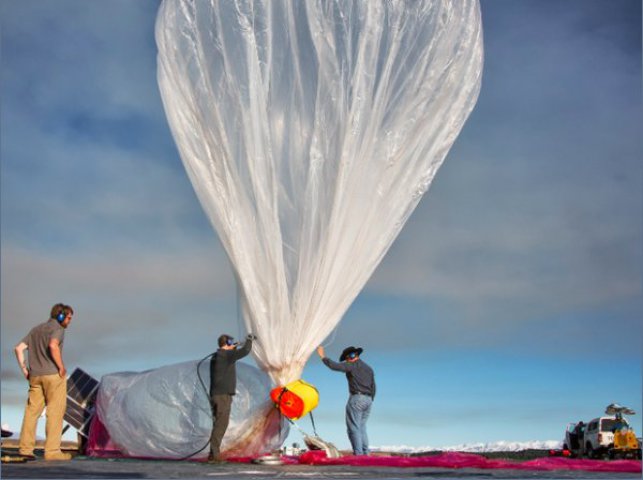 Internet via des ballons