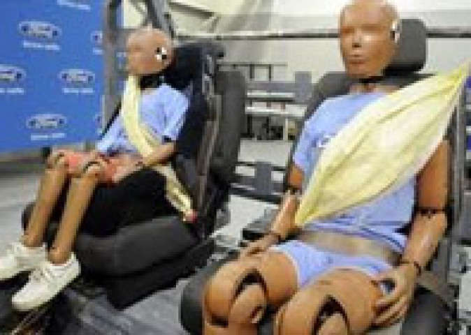 Belt up! The first seatbelt airbag