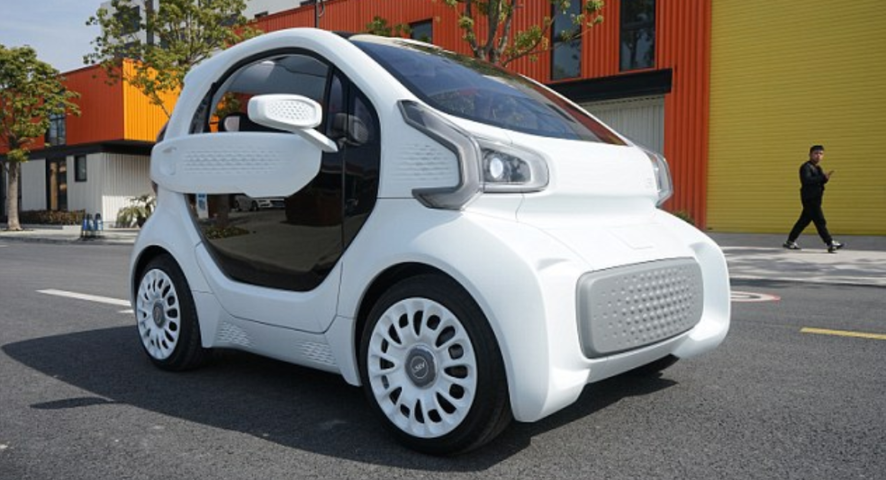 LSEV, the first 100% electric 3D-printed car