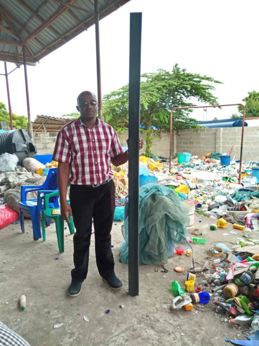 Plastic waste converted into lumber for construction