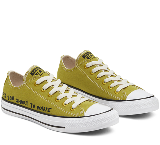 Converse yellow chuck taylor hotsell ox all star renew