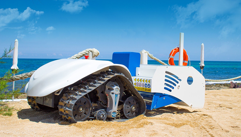 BeBot, the beach cleaning robot